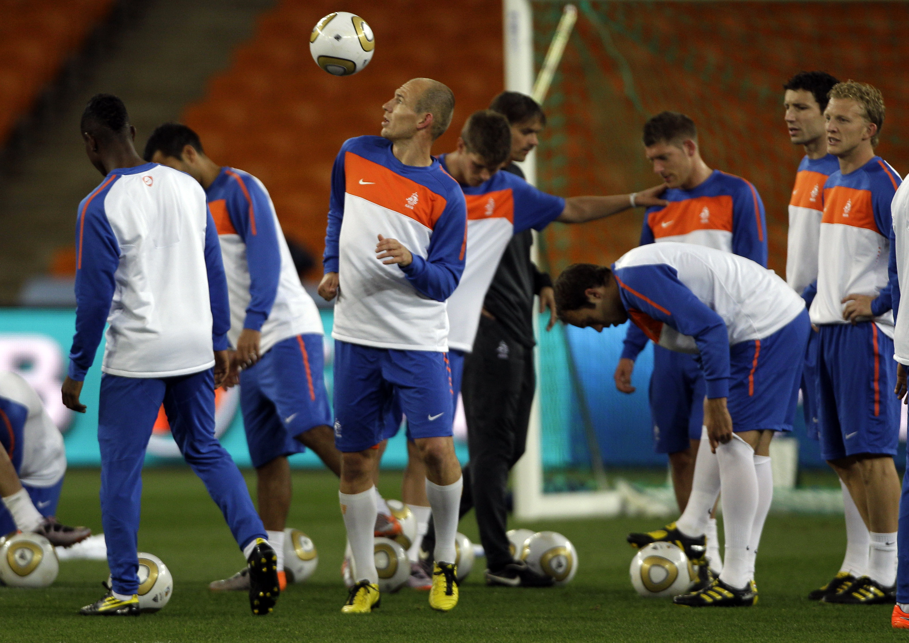 Wesley Sneijder, Holland, Bläckfisken Paul, Arjen Robben, David Villa, Spanien, VM i Sydafrika