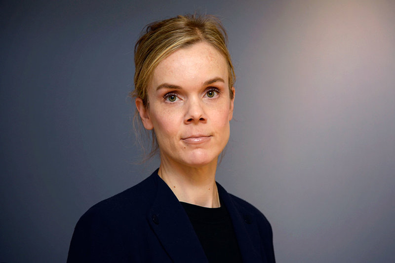 Karin Franck, pressekreterare FI.