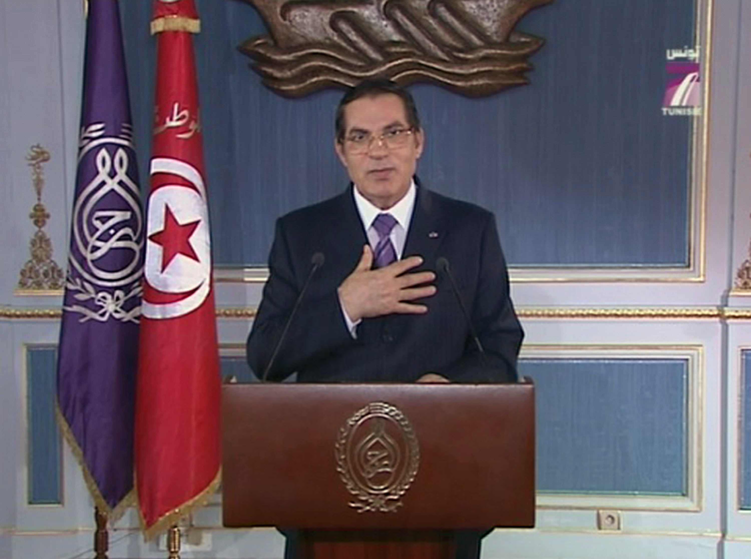 Diktatorn Zine El Abidine Ben Ali.