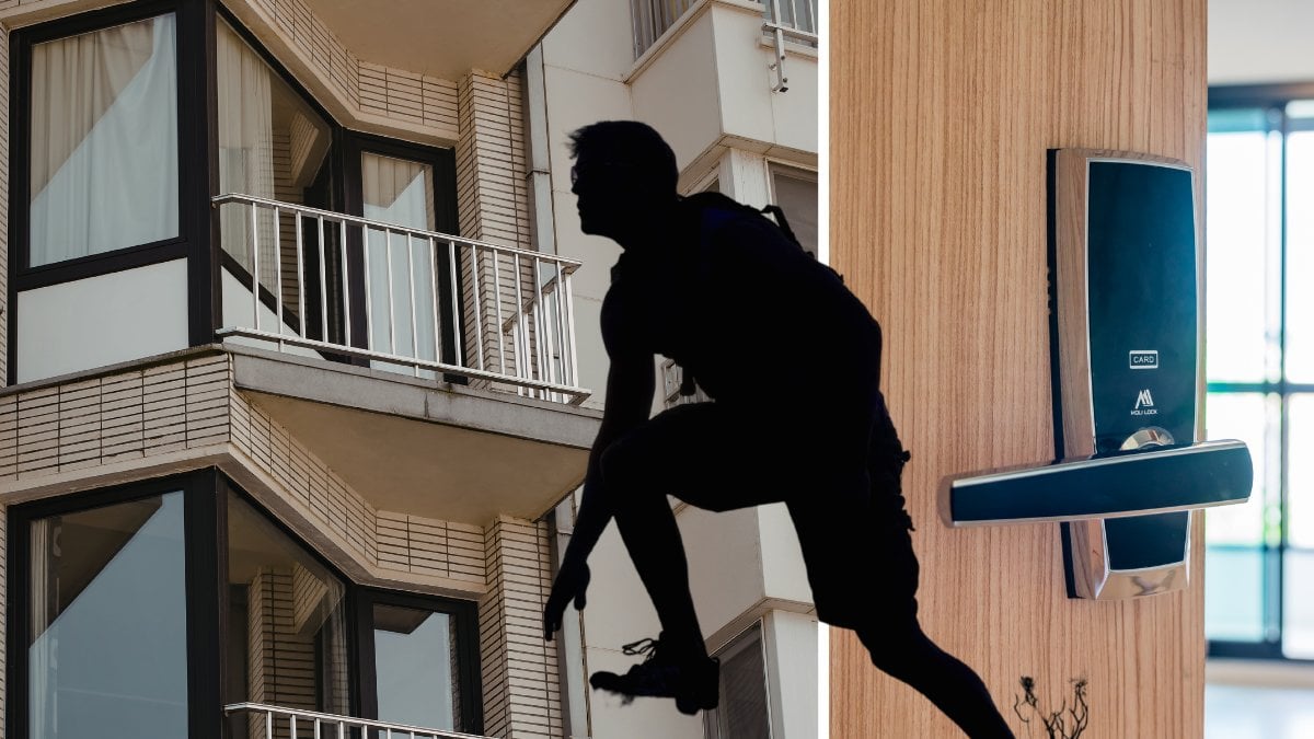 Man klättrade över balkonger – satte grannarna i skräck