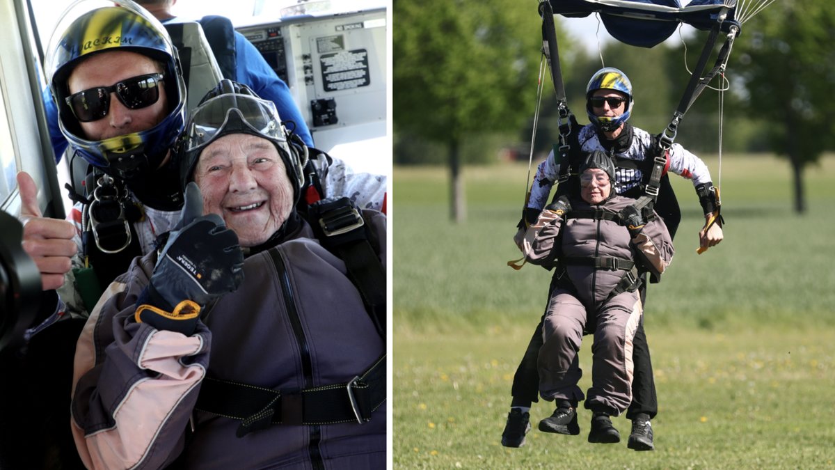 Rut är världens äldsta fallskärmshoppare.