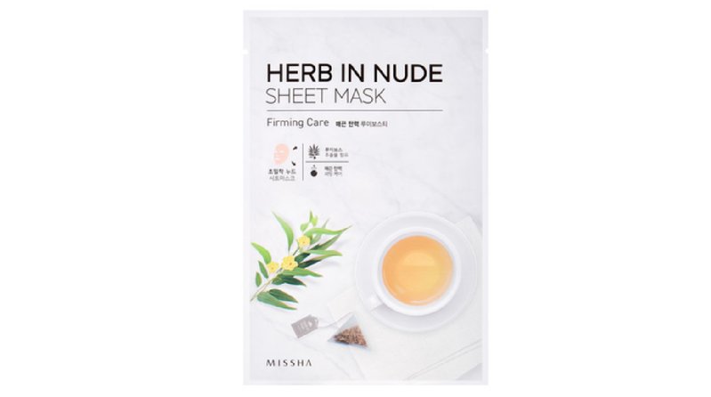 Sheet mask med örter