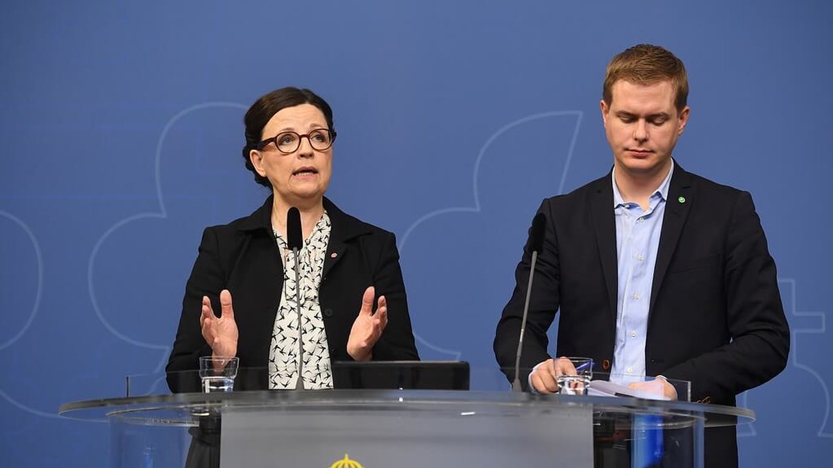 BÄST I SOCIALDEMOKRATERNA: 2,7 poäng får även gymnasieministern Anna Ekström. Hennes kollega Gustav Fridolin får däremot det näst sämsta betyget av alla ministrar: 2,1.
