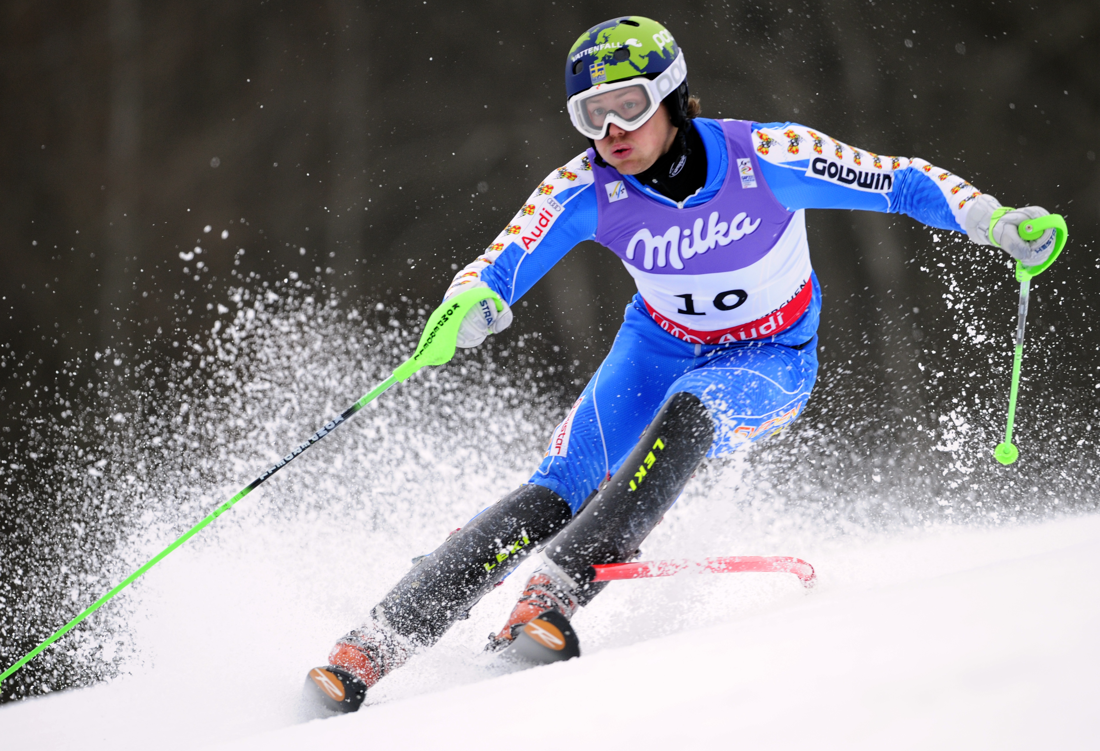 Alpint, Axel Bäck, Slalom