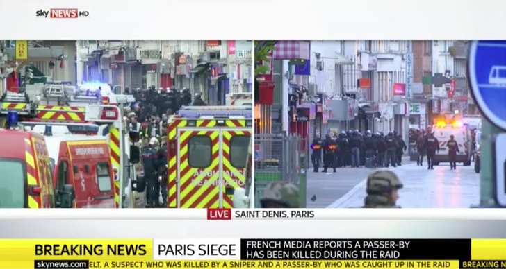St.Denis, Paris, Explosion