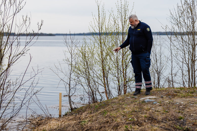 Fredrik Wuopio, räddningschef i Haparanda kommun.