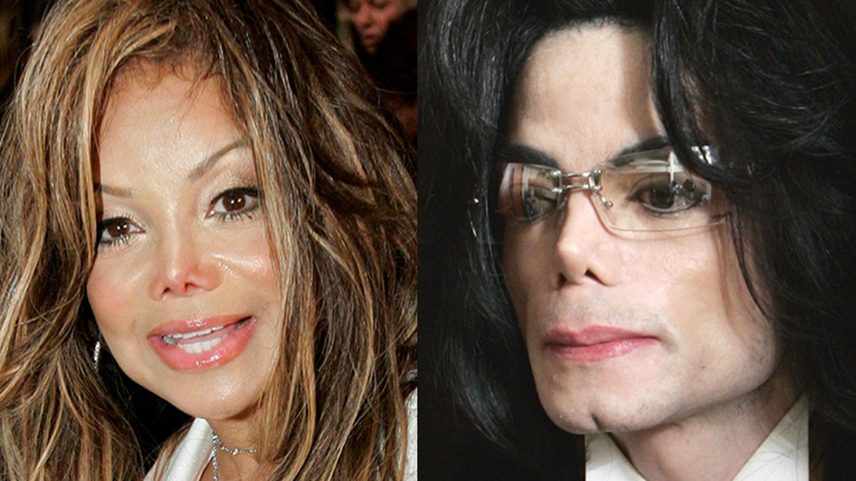 LaToya Jackson och popstjärnan Michael Jackson