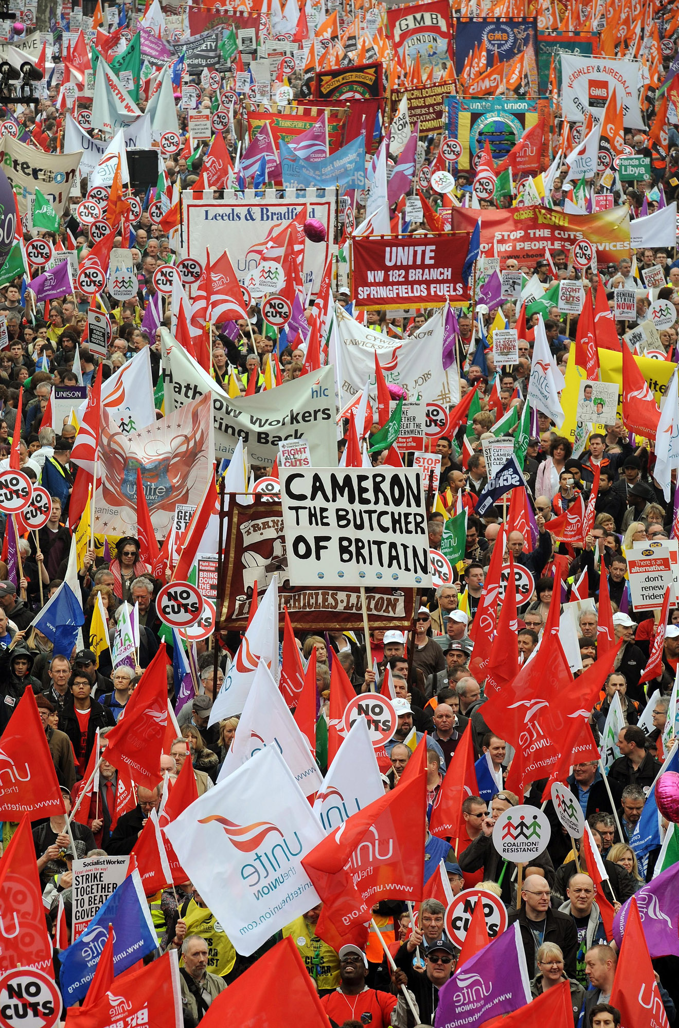 Kris, Demonstration, Nick Clegg, Gordon Brown, Polisen, Sparpaket, Liberaldemokraterna, Finanskris, Storbritannien, Tory, England, Tories, Labour, London, Ekonomi, David Cameron, Protester
