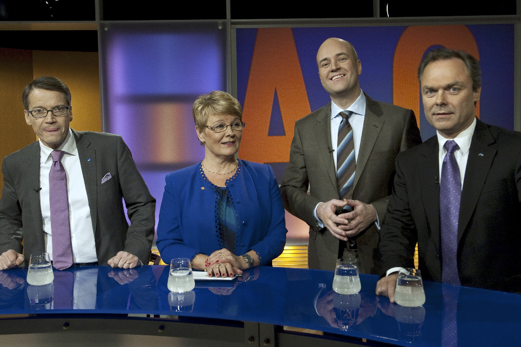Oppositionen, Riksdagsvalet 2010, Politik, Alliansen, Fredrik Reinfeldt, Debatt