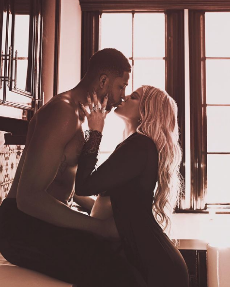 Khloe Kardashian och Tristan Thompson. Khloe Kardashian och Tristan Thompson.