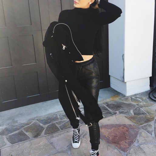 Kylie Jenner bjuder på en selfie. Kylie Jenner bjuder på en selfie.