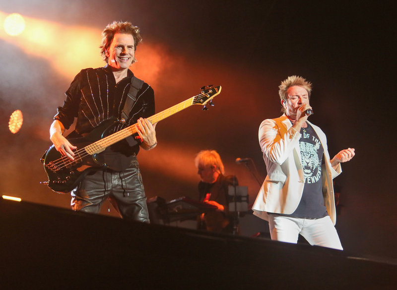 John Taylor och Simon Le Bon i Austin förra året. 'Jag gillar att skriva och att skapa ny musik, men för mig handlar det om att skapa ny musik att spela live', säger Taylor. Arkivbild.