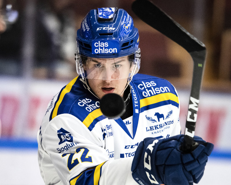 Sebastian Wännström, här i Leksands tröja, debuterade för Malmö. Arkivbild.