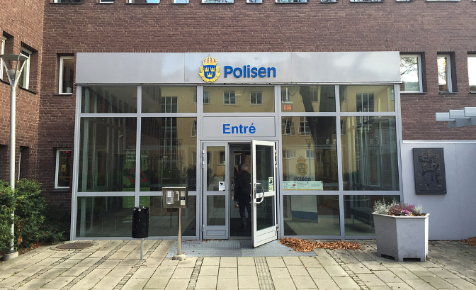 Polisstation. Polisstation.