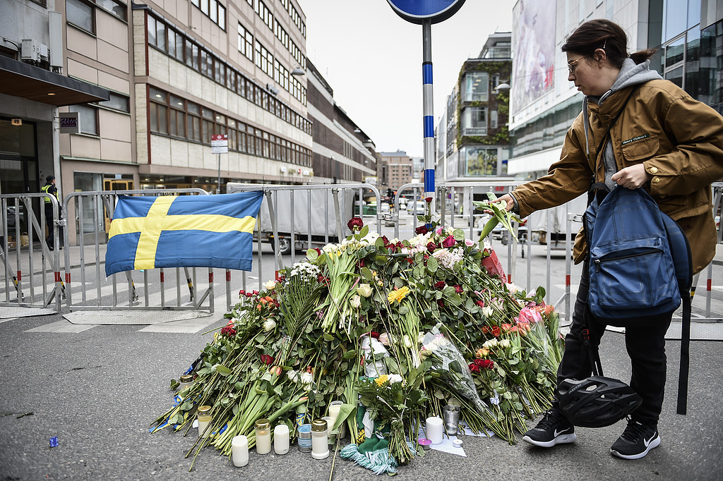 Svenska flaggan Sergels torg