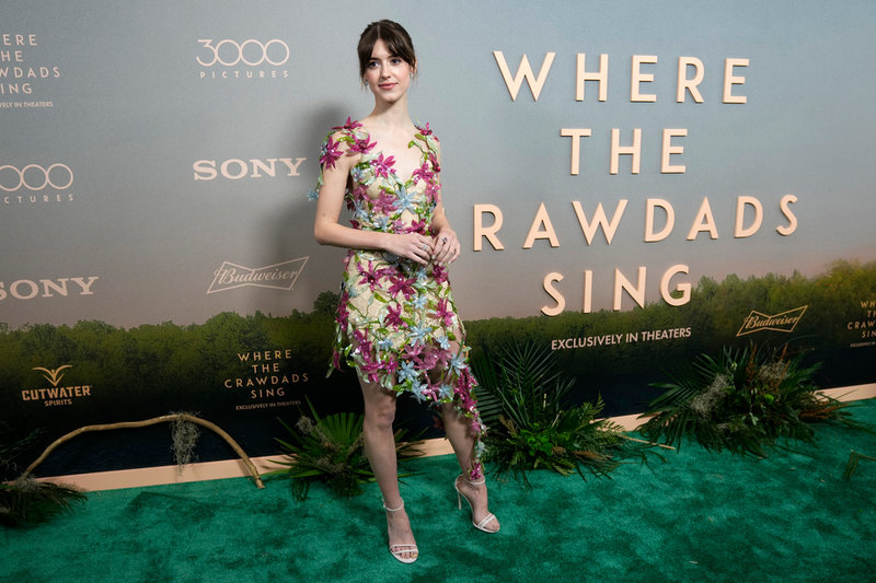 Daisy Edgar-Jones på premiären av 'Där kräftorna sjunger' på Museum of modern art i New York, juli 2022. Arkivbild.