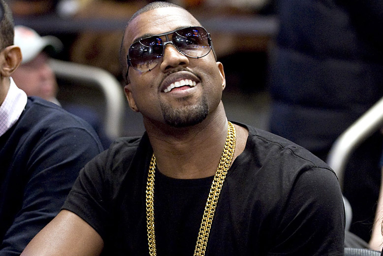 Kanye West drömmer sig bort.