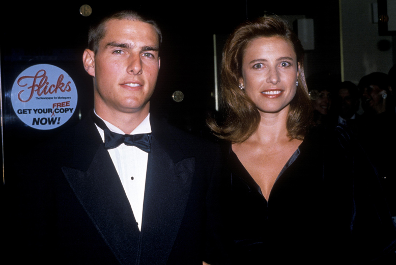 Året är 1989 och livet leker för Tom Cruise. Här med dåvarande hustrun Mimi Rogers.