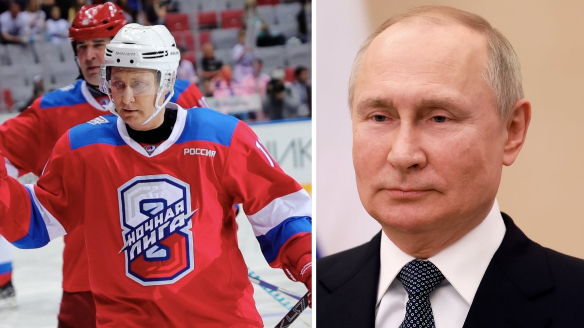 Putin ishockeymatch