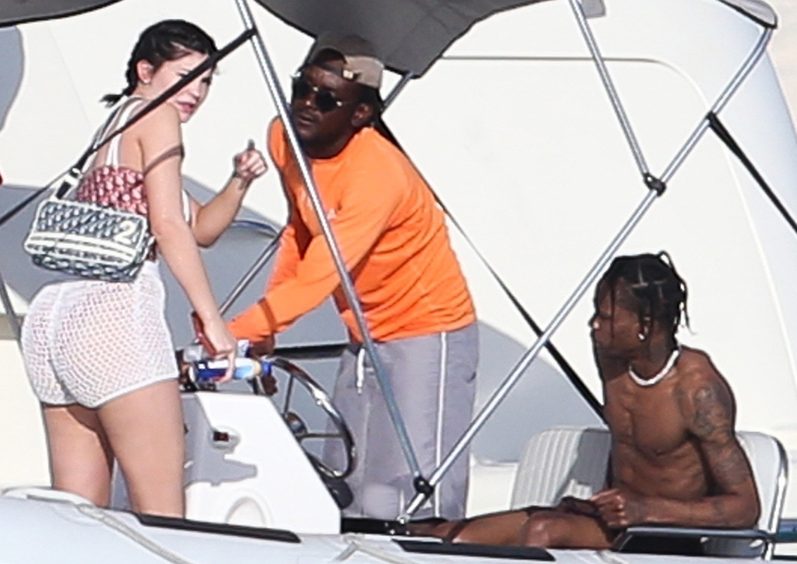 Kylie Jenner och Travis Scott. Kylie Jenner och Travis Scott.
