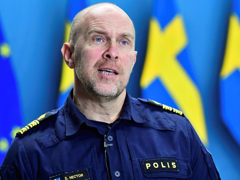 Stefan Hector är biträdande rikspolischef. Arkivbild.