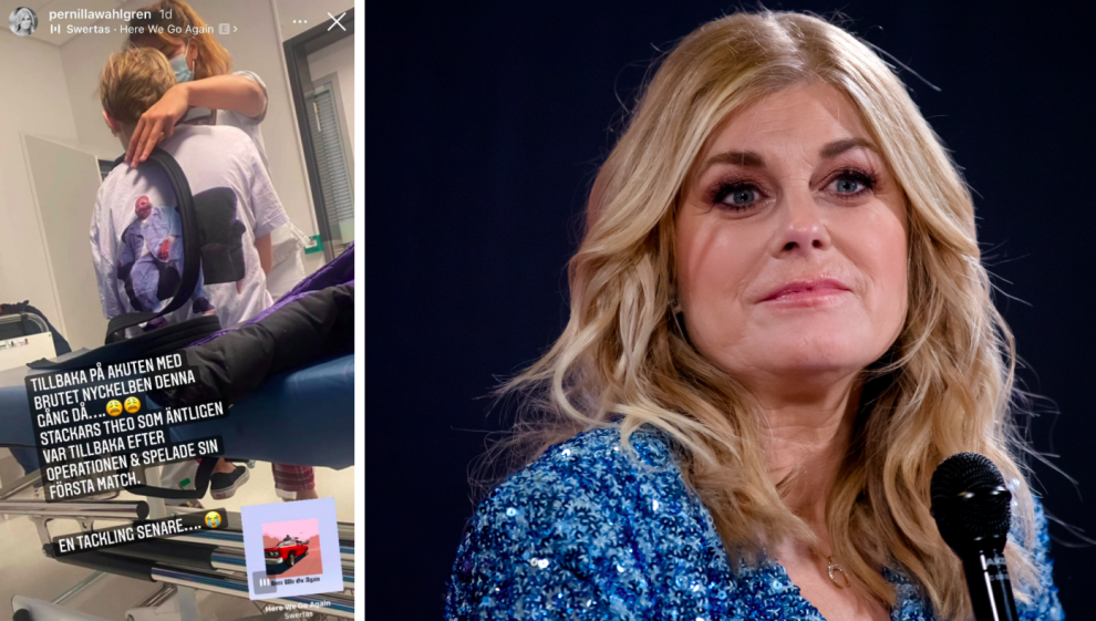 Theo Wahlgren förd akut till sjukhus efter fotbollsmatch