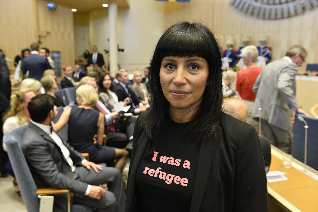 Sveriges sexigaste politiker, Rossana Dinamarca, vänsterpartiet