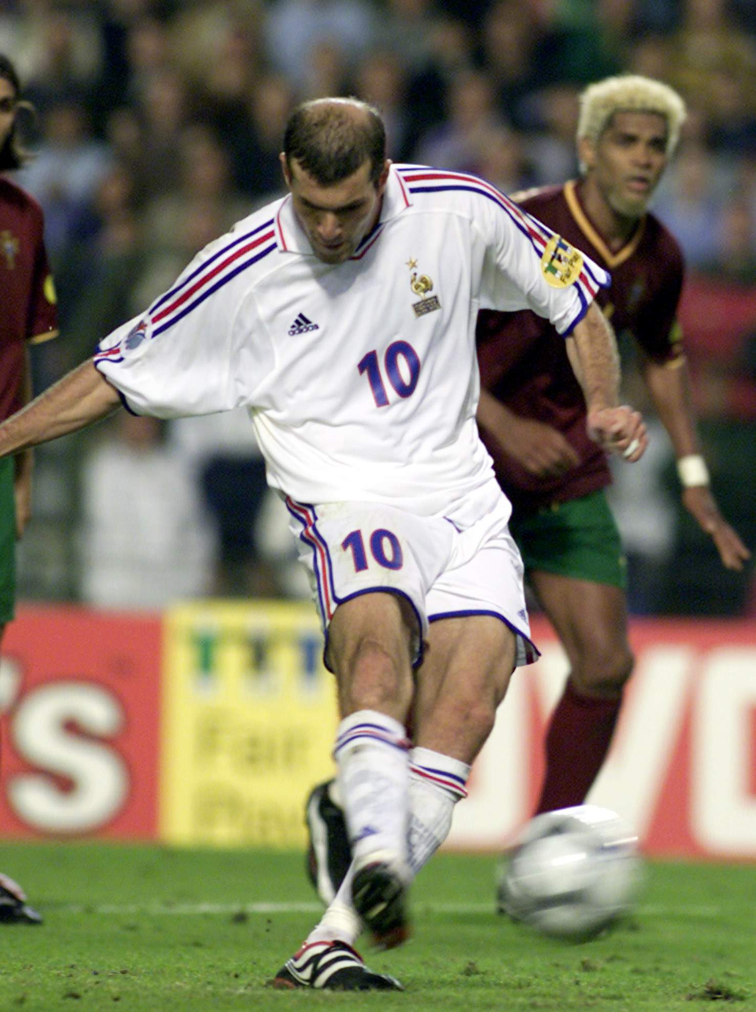 Zinedine Zidane. Briljant teknik och speluppfattningsförmåga kännetecknade fransmannen. Utsedd till världens bästa fotbollsspelare fyra gånger.