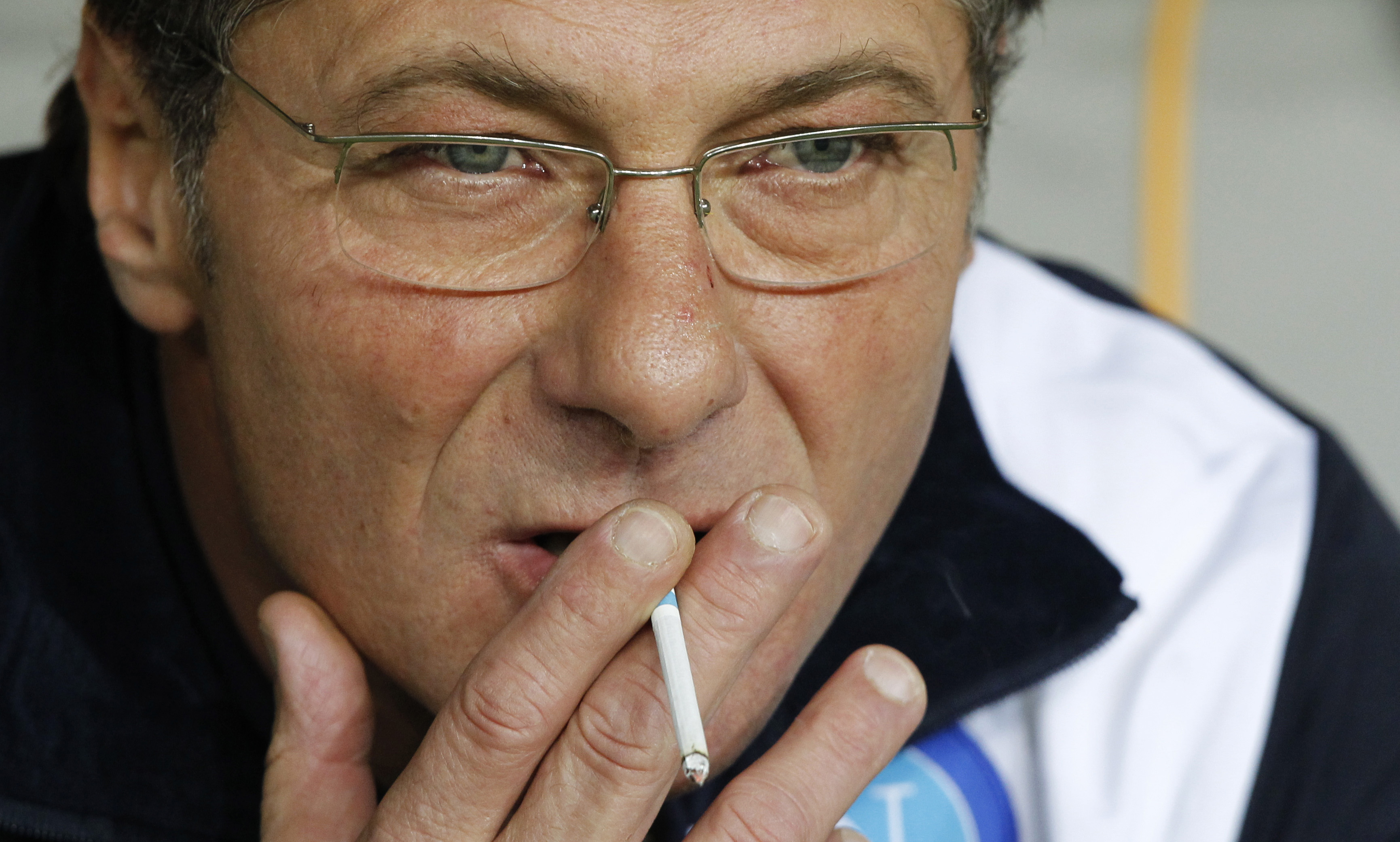 Walter Mazzarri unnar sig en och annan cigarett när Napolis matcher blir för spännande, blir det så även mot AIK?