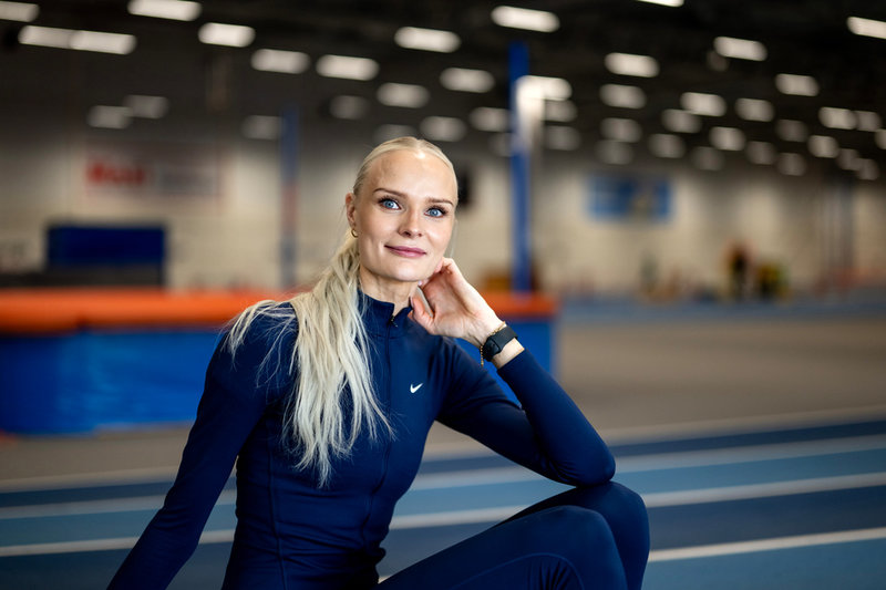 Nya svenska höjdstjärnskottet Louise Ekman.