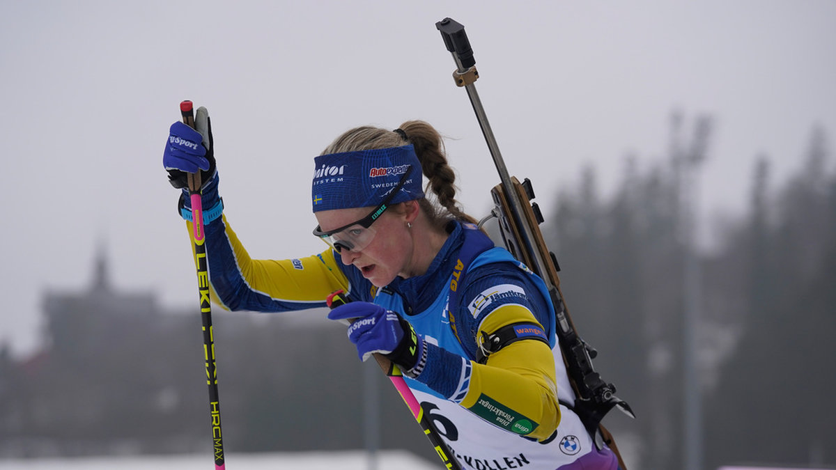 Sverige blev tvåa i totalen efter en tredjeplats i den sista damstafetten.