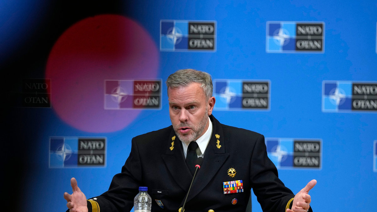 Nederländske amiralen Rob Bauer är chef för Natos militärkommitté. Arkivfoto.