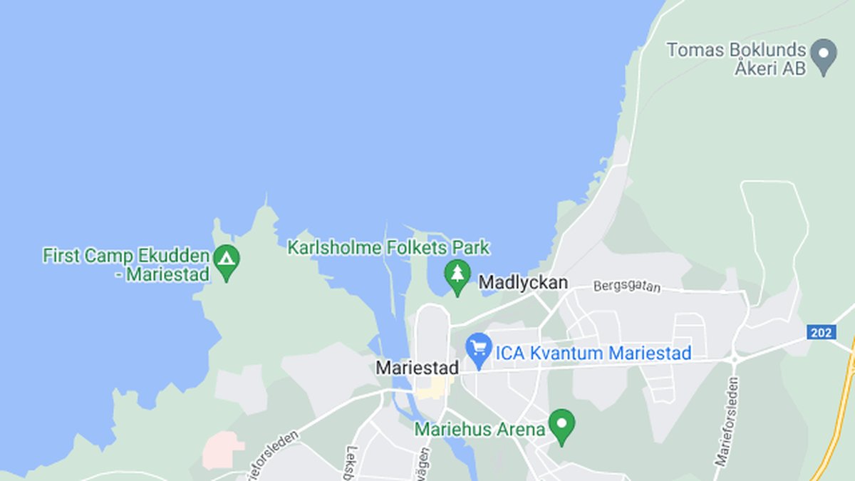 Google maps, Mariestad
