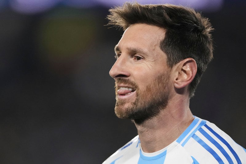 Lionel Messis Argentina är regerande världsmästare. Arkivbild.