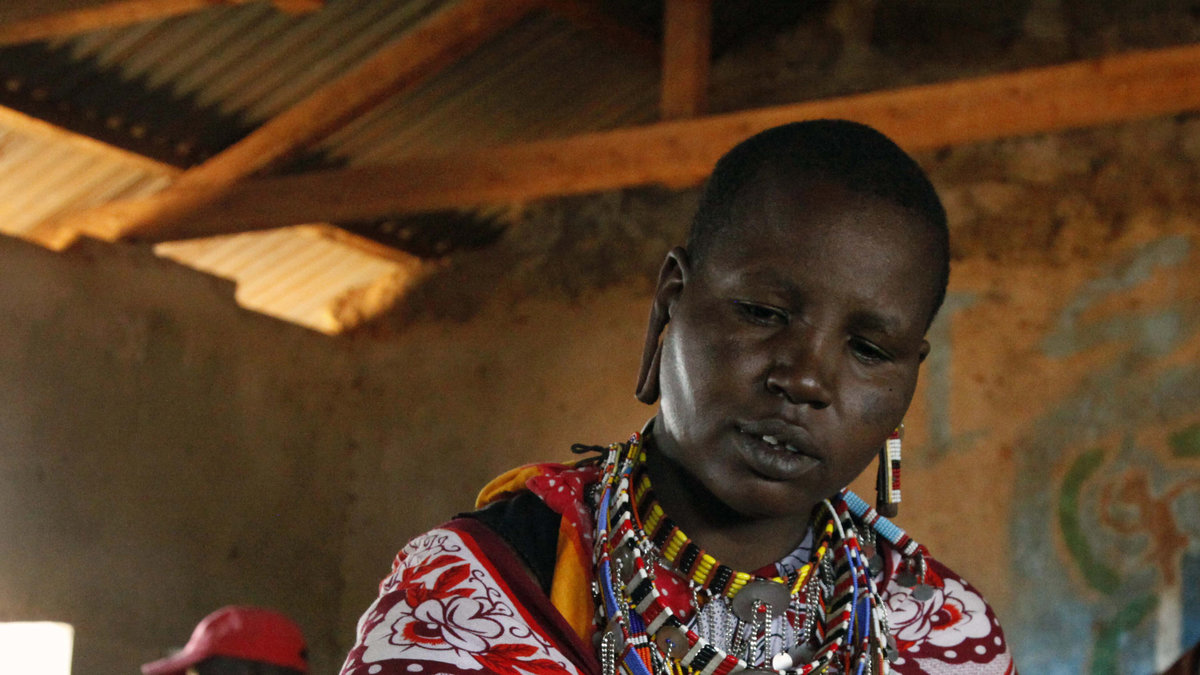 Kvinnorna lever i ett matriarkat i Umoja, Kenya. Obs genrebild!