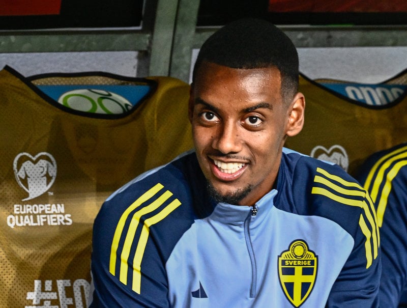 Alexander Isak fanns inte med i Liverpools trupp i mötet mot Burnley. Arkivbild.