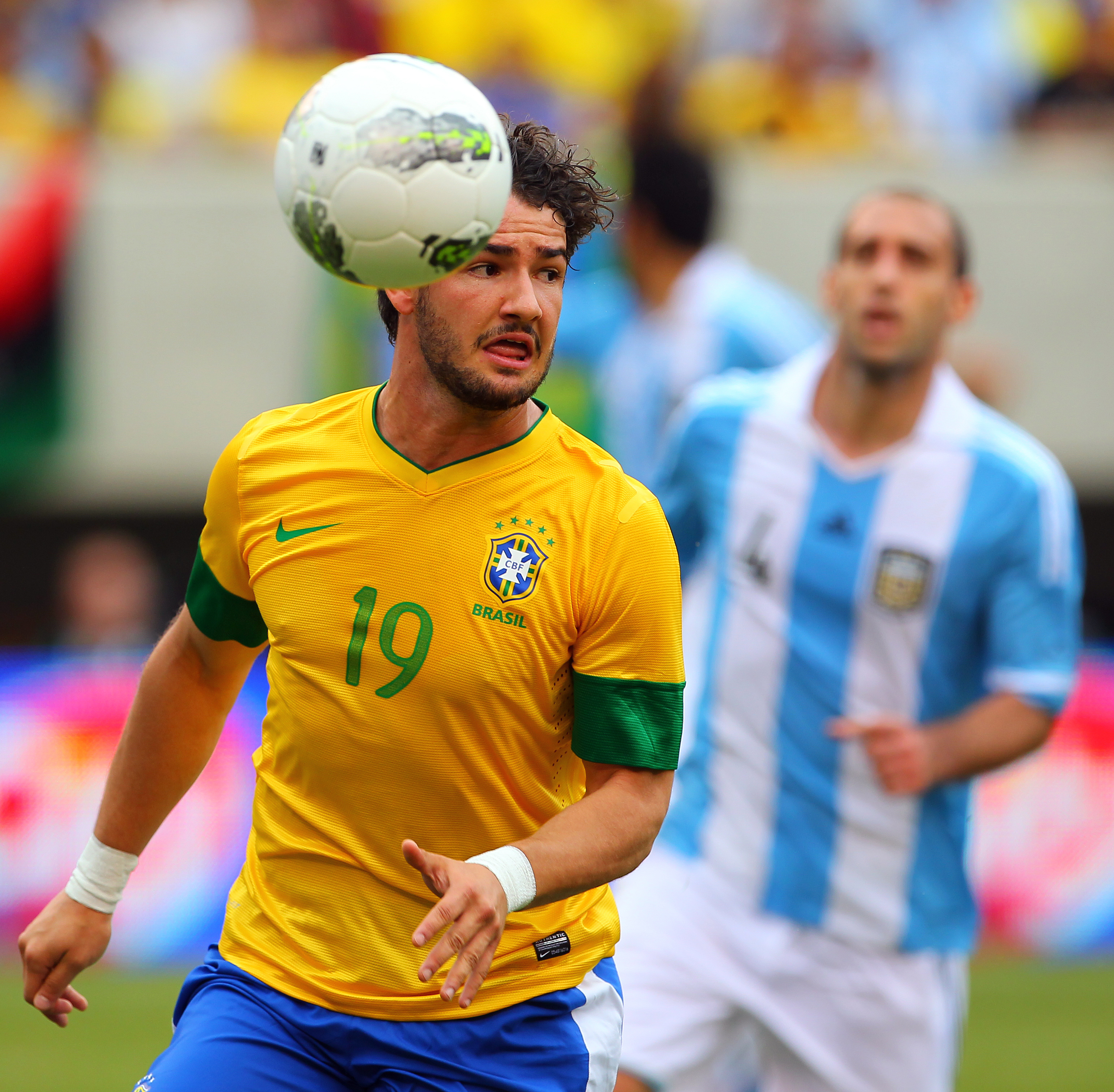 9. Alexandre Pato, Brasilien/Milan. Har haft problem med skador. Är Pato frisk till OS kommer hans snabbhet skapa problem för motståndarförsvaren.