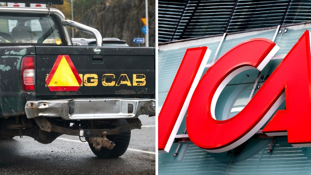 Kaos utanför Ica – ungdomar med A-traktorer spårade ur