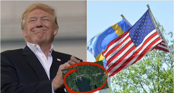 Lögner, Donald Trump, Karlstad