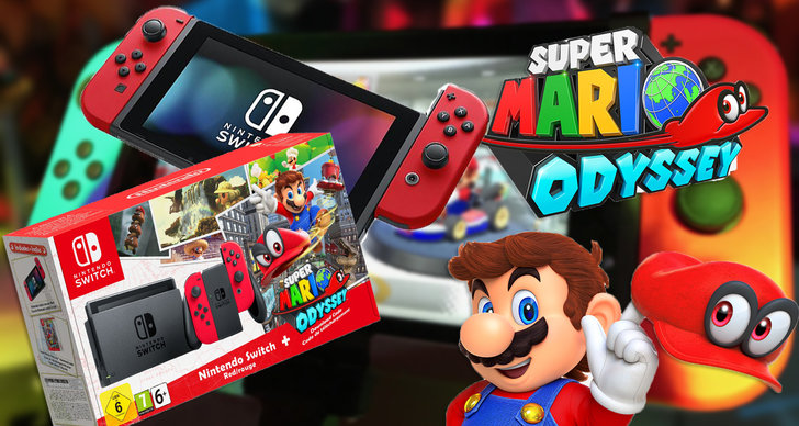 Nintendo Switch, Gaming, Spel, Super Mario Odyssey