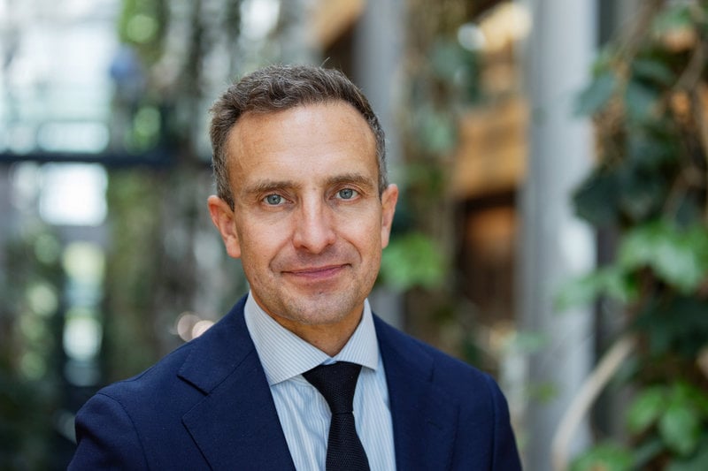Moderaternas Tomas Tobé i Europaparlamentet i Strasbourg.