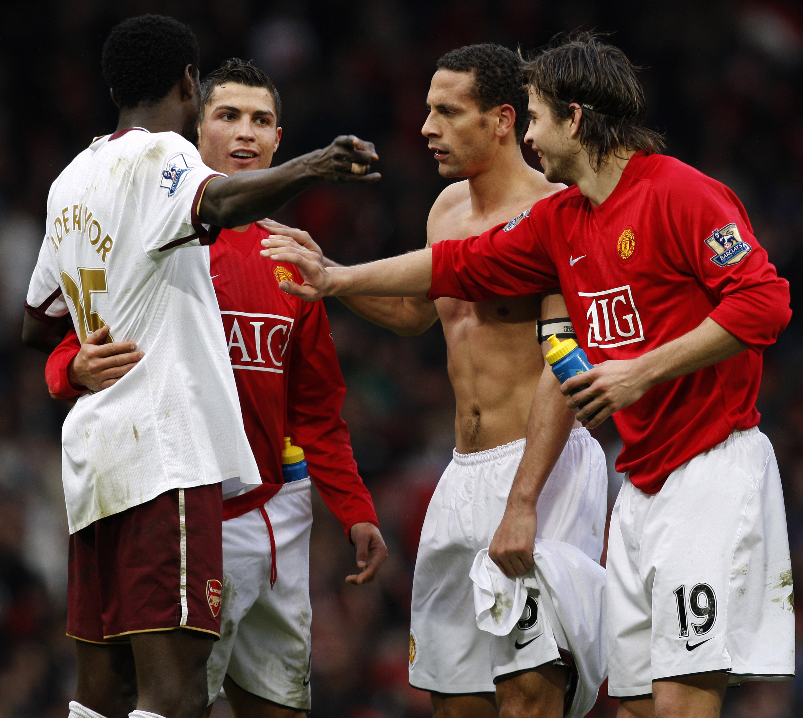 De spelade även tillsammans under tre år i Manchester United.