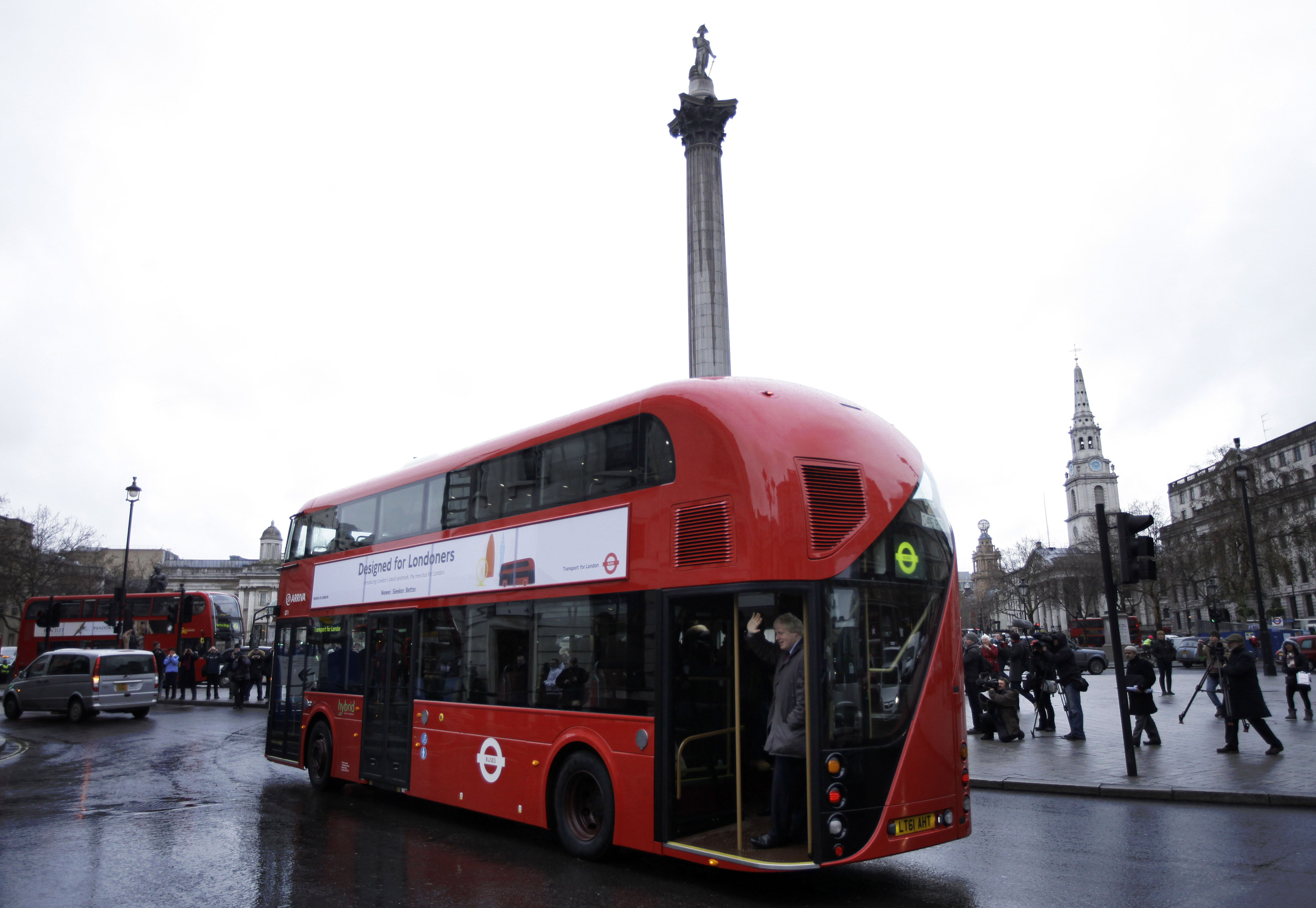 Reklamen skulle ha visats på Londons bussar.