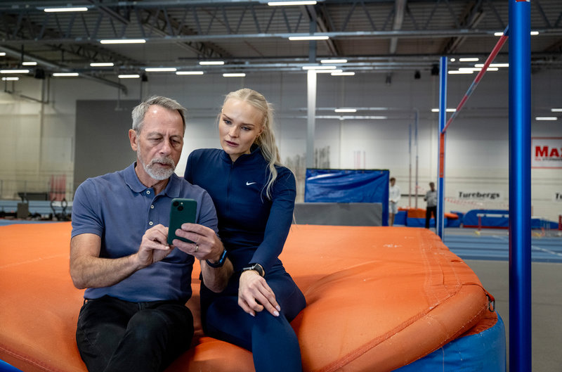 Tränaren Bengt Jönsson har stor del i Louise Ekmans förvandling.