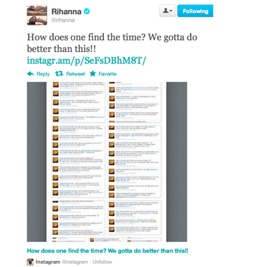 Rihanna kom till Chris Browns undsättning. Rihanna kom till Chris Browns undsättning.