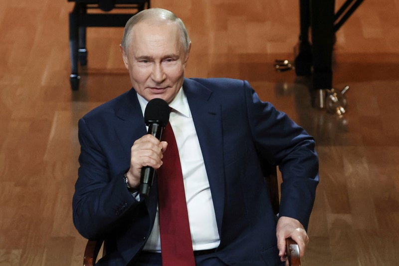 Rysslands president Vladimir Putin. Arkivbild.
