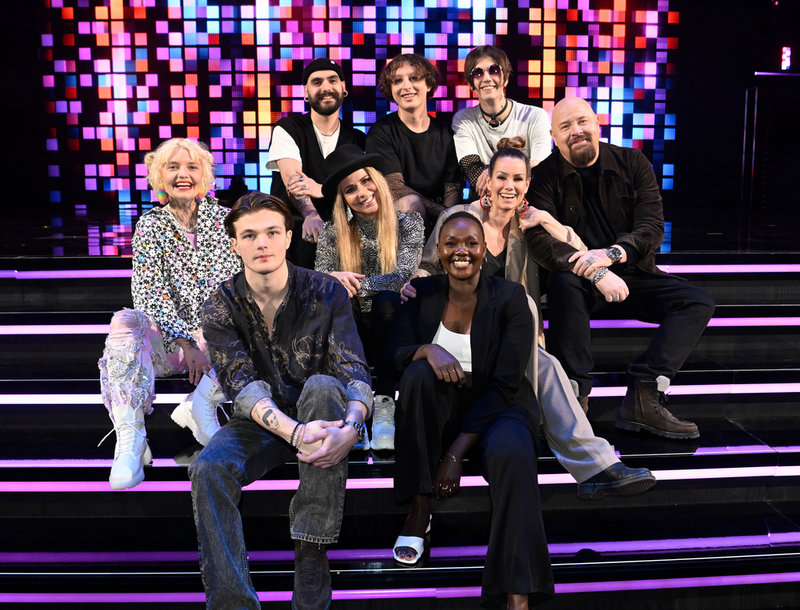 Artisterna i Melodifestivalens tredje deltävling: Tribe Friday, Cazzi Opeia, Lisa Miskovsky, Linda Bengtzing, Anders Bagge, Lancelot och Faith Kakembo.