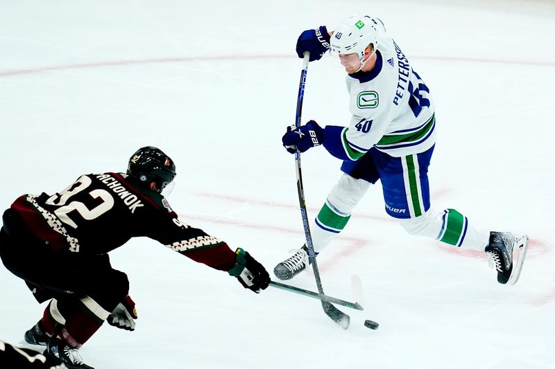 Elias Pettersson kan bli en av turneringens utropstecken. Arkivbild.