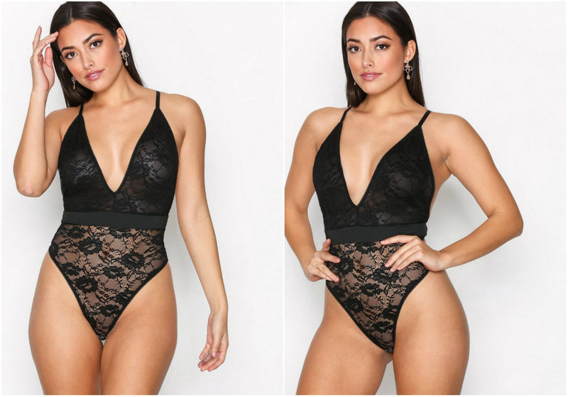 Spetsig bodysuit