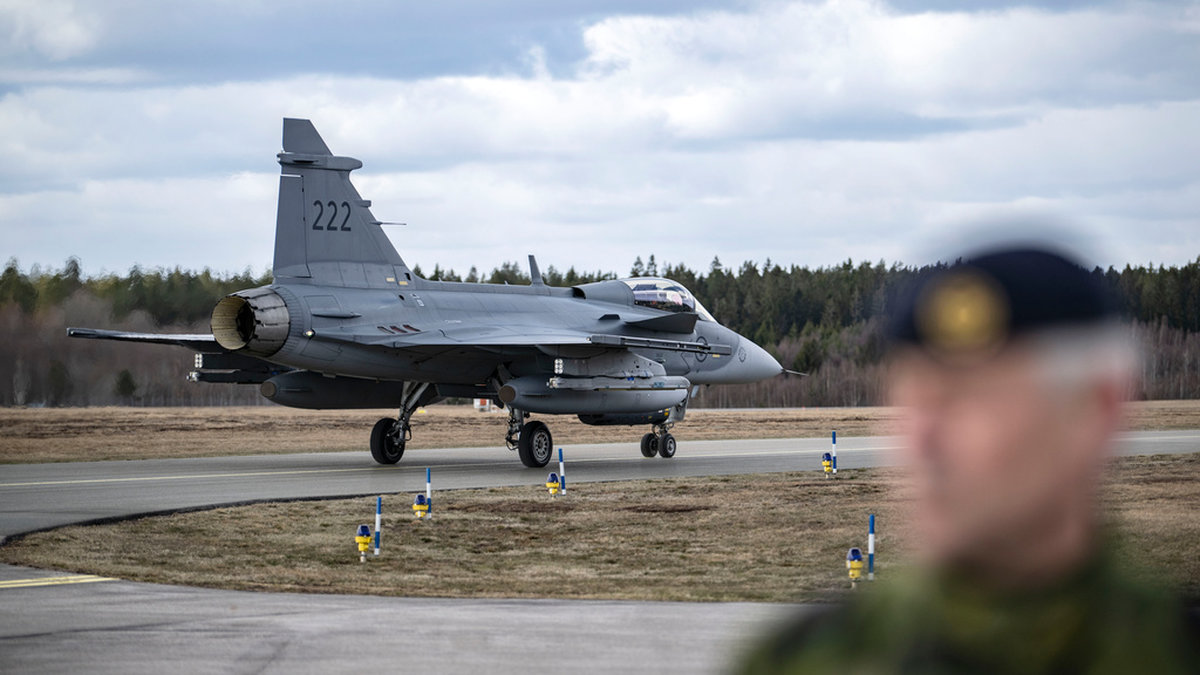 Nya fynd av PFAS, nu på Ronneby Airport som är en regional- och militär flygplats belägen i Kallinge i Blekinge. Arkivbild.